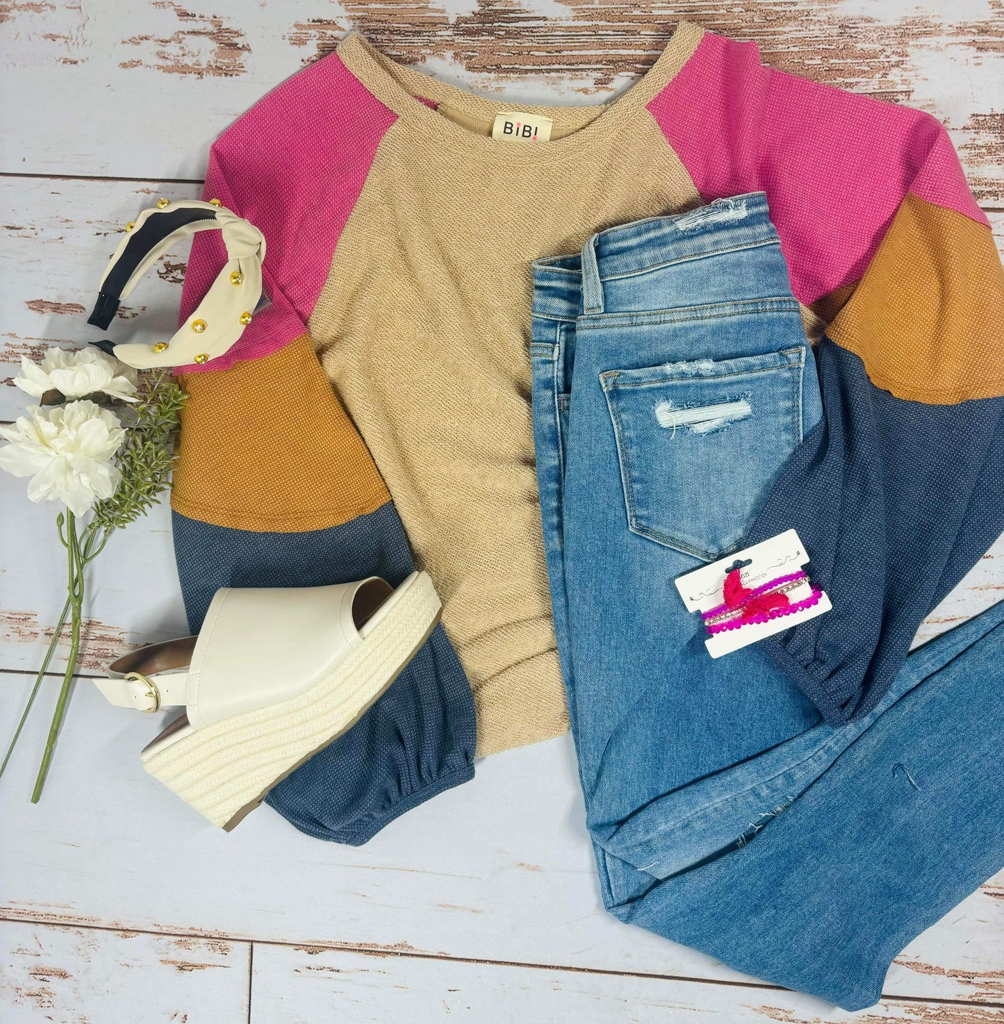 Connie Colorblock Top