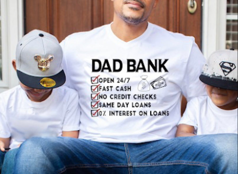 Dad Bank print